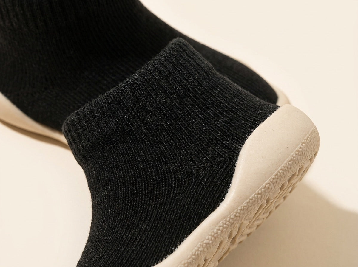 Minipfote SoftSteps™ Nahaufnahme von Strickschaft und flexibler Sohle